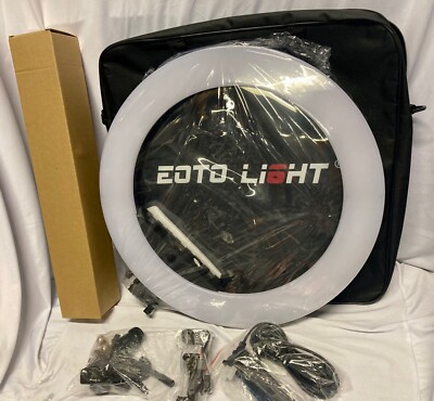 EOTO LIGHT LED 18-Inch Ring Light Kit w/Tripod - NEW (dmgd bx)