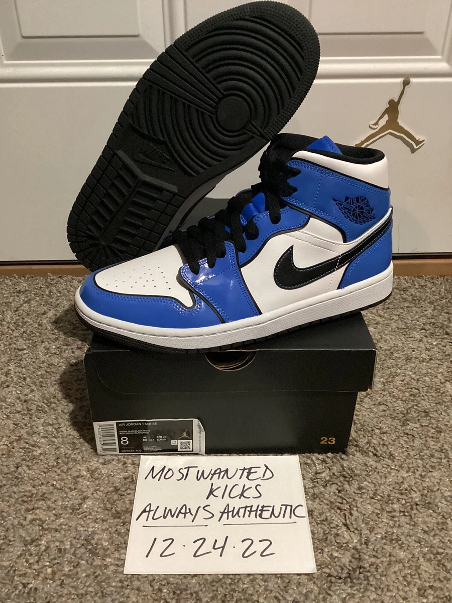 NIKE AIR JORDAN 1 RETRO MID SE SIGNAL BLUE