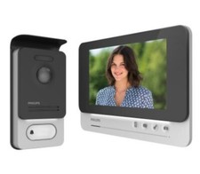 KIT VIDEOCITOFONO MONOFAMILIARE PHILIPS 7 POLLICI 2 FILI 531037 alimentatore din