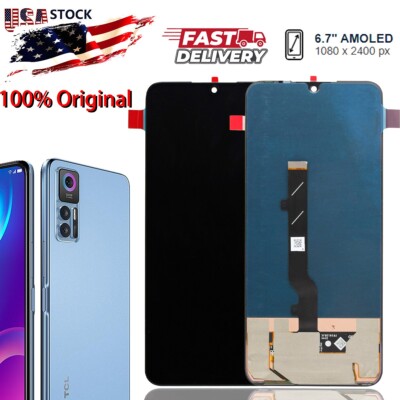 6.7'' OLED LCD Display Touch Screen Digitizer For TCL 30 /30 5G/30+ Plus T676K H