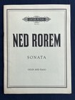 Ned ROREM – Sonata for VIOLIN and PIANO - New Peters Score and Part — photo 1