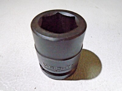 Wright Tools USA 68-24 3/4''-Drive Metric 24mm Shallow 6pt Impact Socket (NEW)