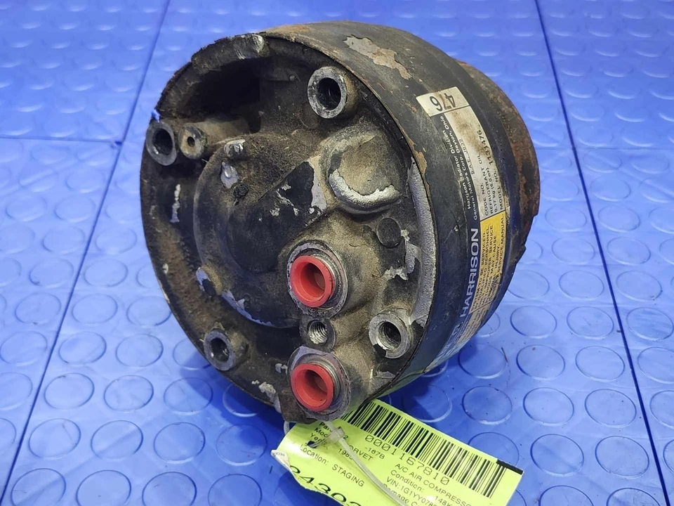 Оригинальная деталь компрессора переменного тока в сборе для Chevy Corvette 1985-1987 годов выпуска 1131476 - Изображение 3 из 4