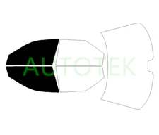 PreCut Film Front Two Door Windows Any Tint Shade For Dodge Intrepid 1993-1997