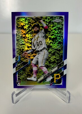 2021 Topps Chrome Update KA AI TOM  Purple Refractor - Card #USC7 PIRATES