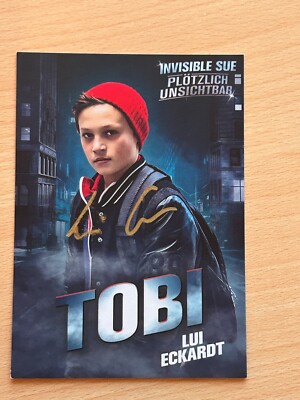 Lui Eckardt - Invisible Sue - Autograph Card Original Signed - #29899