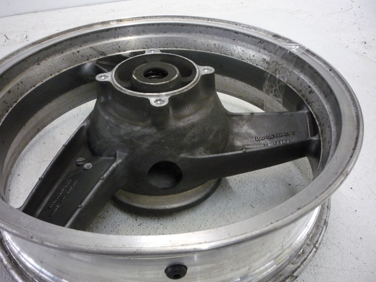 KAWASAKI ZX 600 D 90-93 ZX600D BACK REAR RIM WHEEL GRAY 17X4