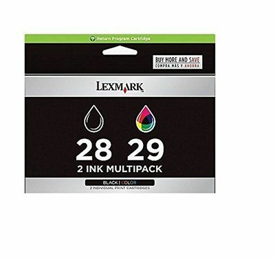 LEXMARK 28 + 28 SCHWARZ & FARBE ORIGINAL TINTENPATRONEN
