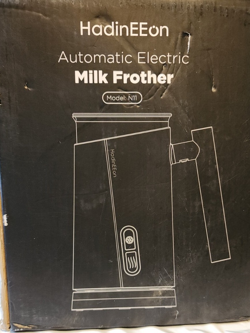 HadinEEon N11 Automatic Electric Milk Frother White eBay