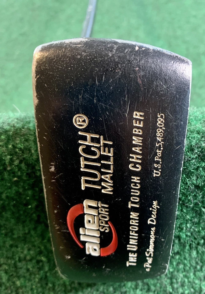 Alien Sport Tutch Mallet Uniform Touch Chamber Putter by Pat Simmons RH 35” - Image 2 of 4