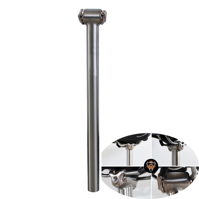 27.2/30.9/31.6/34.9mm * 350/400mm Titanium Alloy Bicycle Bike Straight Seatpost - Image 2 of 4