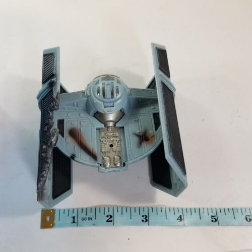 Star Wars Action Fleet Micro Machines Darth Vader's Tie Fighter Battle Damaged - Picture 14 of 15