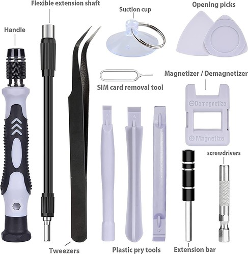 115 in 1 Magnetic Precision Screwdriver Set PC Phone Electronics Repair Tool Kit - Picture 12 of 24