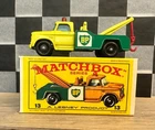 Matchbox Lesney Dodge Wreck Truck (Wrecker) Yellow&Green New in Box (1970)