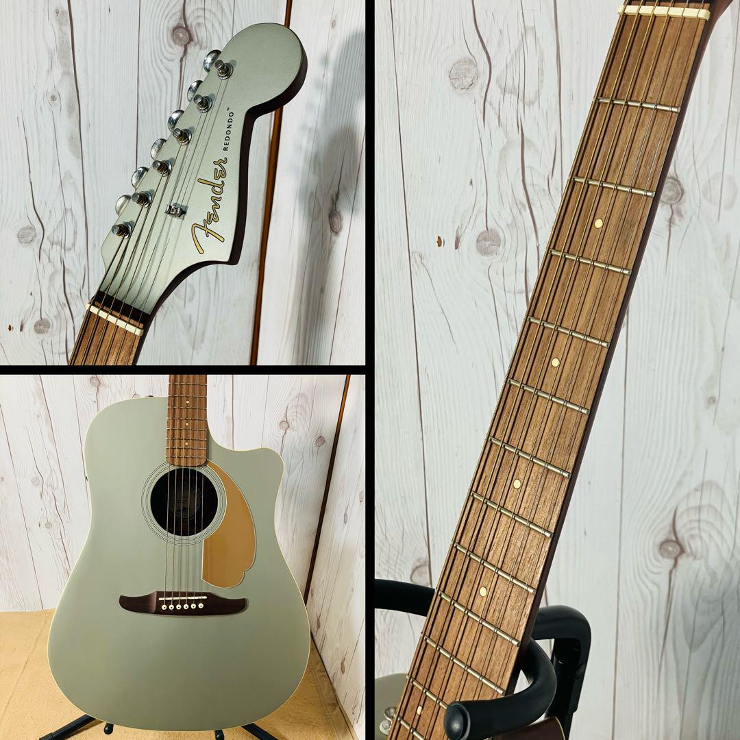Electric Acoustic Guitar Fender Redondo Player SLT WN