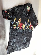 Paradise Found Camp Shirt M Beach MARTINI COCKTAIL  Shirt M