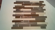 Glass Mosaic Wall Tiles lot of 4 12" x 12" each new/sealed boxes art-crafts-