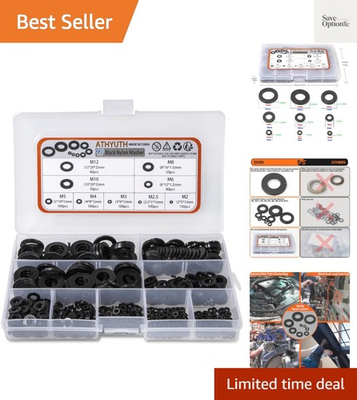#ad #ad Black Nylon Washers Assortment kit for Bolts and Screws M2 M2.5 M3 M4 M5 M6 ... $30.99