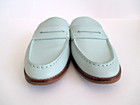 Sperry Top Sider Women Seaport Fina Mules Penny Loafer Blue Leather Preppy 8 EUC — photo 3