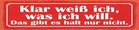Holzschild 10X46 Cm Klar Weiß Ich Was Ich Will Deko Geschenk Schild