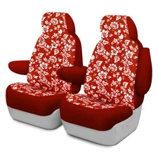 For Chevy Astro 85-95 Dash Designs Hawaiian 1st Row Red Custom Seat Covers