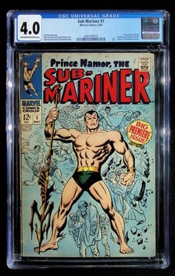 Sub-Mariner #1 1968 CGC 4.0 Off White-White Pages *SILVER AGE KEY*