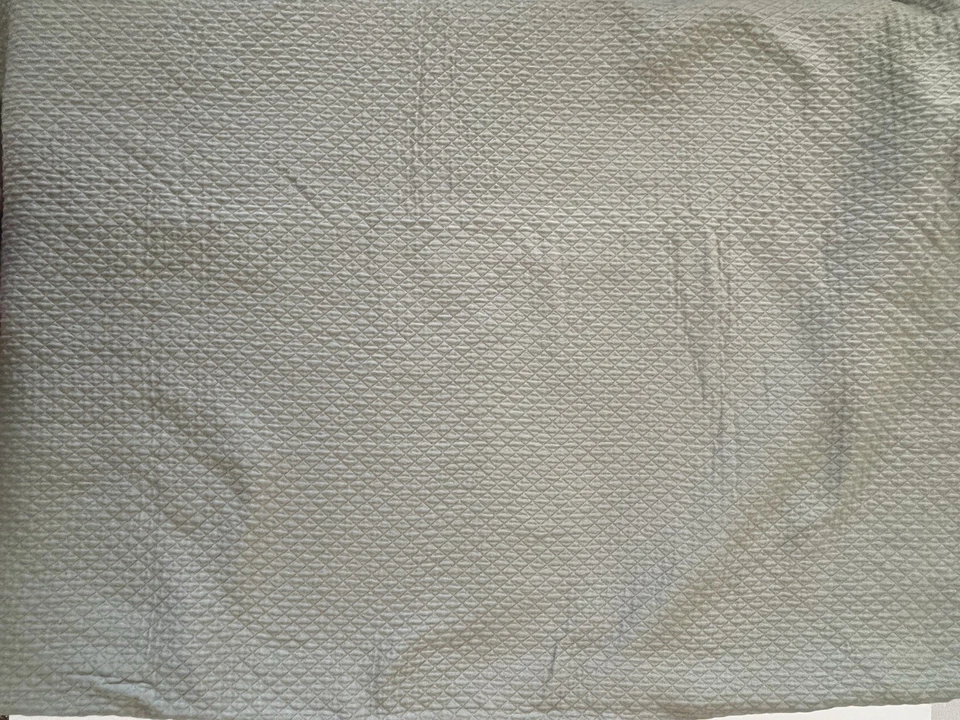 Restauración Hardware Diamante Matelasse Cobertor Manta Queen Completo Verde 96" Foto 2 de 4