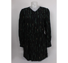 Womens Zara Dress Size Large Navy Blue Multicolour Article