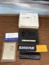 Shure KSM109-SL Condenser Microphone 0db-15db XLR 3Pin Wired Connectivity Silver