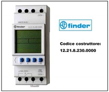 FINDER temporizador de relé serie 12.21.8.230.0000 (16A 250VAC 1CO)