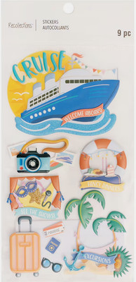 CRUISE Ship Tropical Vacation Shows Excursions Dinners Recollections Stickers