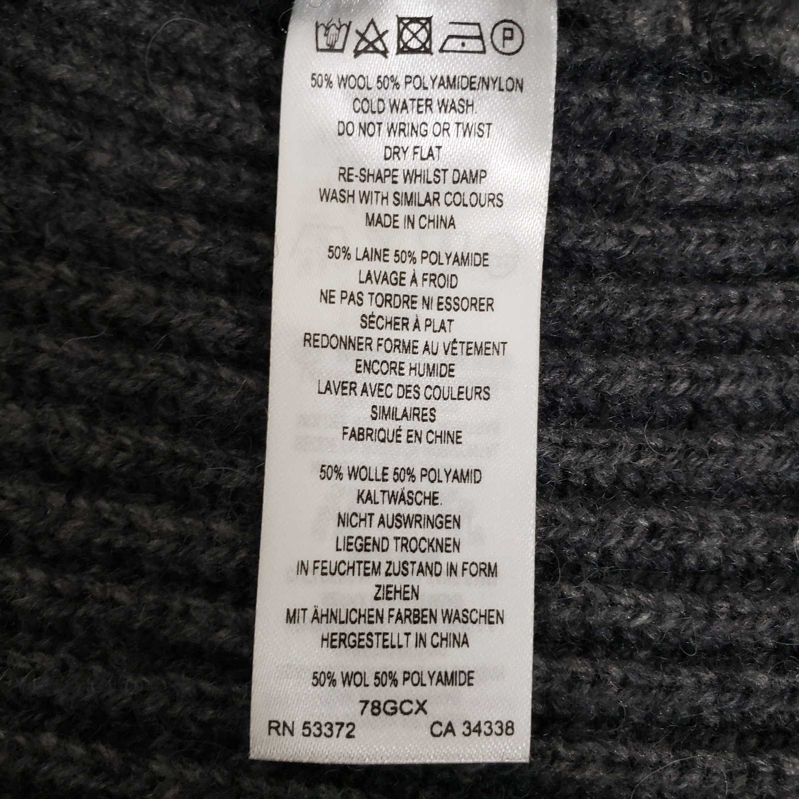 French Connection Patchwork Mock Neck Sweater Siz… - image 13