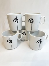Langenthal Switzerland porcelain 5 mugs by Na...