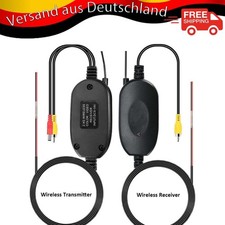 2.4G 12V Wireless Rückfahrkamera Funk Kabellos Transmitter Sender Empfänger Auto