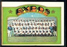 1972 Topps MONTREAL EXPOS Team Card #582 VG/EX+