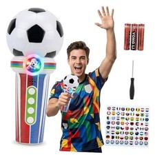2026 World Soccer Sport Cup Fan Cheer Microphone Toy,Stadium Megaphone with 3