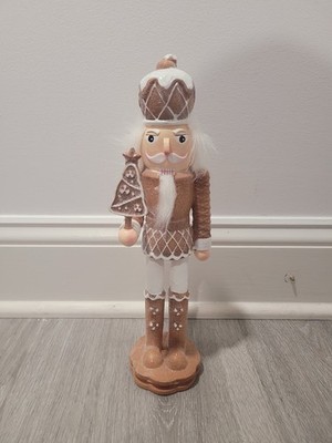 Gingerbread Nutcracker Figure Resin Christmas Cookie 12.5'' Sweets Neutral NEW