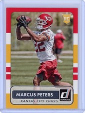 MARCUS PETERS 2015 PANINI DONRUSS ROOKIE #196 KANSAS CITY CHIEFS