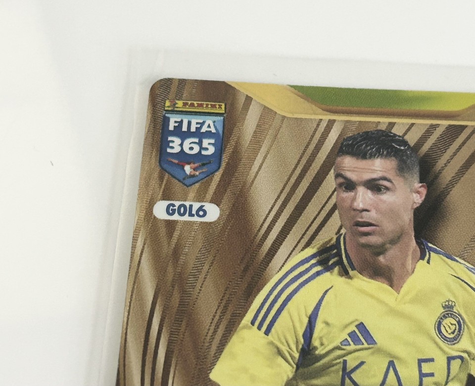 PANINI Cristiano Ronaldo GOLDEN BALLER Card GOL6 ADRENALYN XL FIFA 365