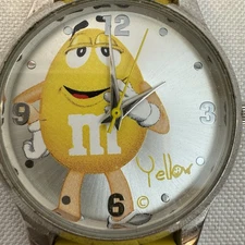 2008 M&M’s Yellow Character Watch Japan Quartz MZB PC21 Replacement Band