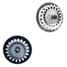 Kitchen Sink Drain Strainer Drain Cover No Leaks Sink Strainer Basket Filter