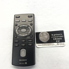 Sony RM-X211 OEM Remote Control for Sony Car Audio New Battery Black