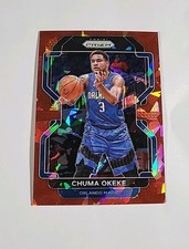 2021-22 Panini NBA Prizm Chuma Okeke Red  Cracked Ice #146 Orlando Magic