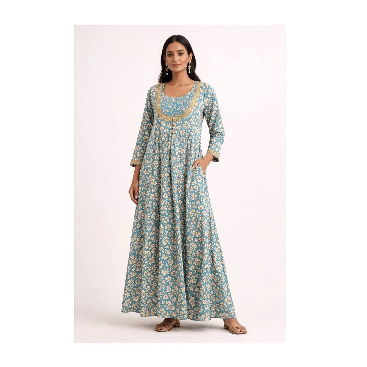 knee length dresses for ladies Everlee Bustier Tiered Maxi Dress • Shop American Threads Boutique