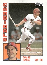 1984 Topps #416 Dane Iorg