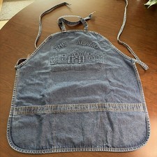 Alamo Blue Denim Apron USA Intl Assoc Of Machinists Aerospace Workers