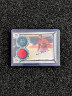 Topps Museum Collection Autograph Relic karte Jean-Philippe Gbamin /75