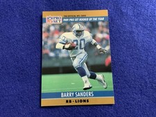 1990 Pro Set - Award Winner Barry Sanders #1 