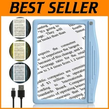 Anti-Glare Magnifier with 3 Light Modes- Ideal for Reading