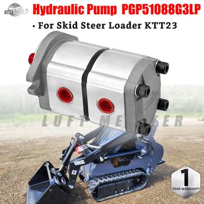 #ad New Two Section Hydraulic Gear Pump For Skid Steer Loader KTT23 AGT PGP51088G3L $271.00